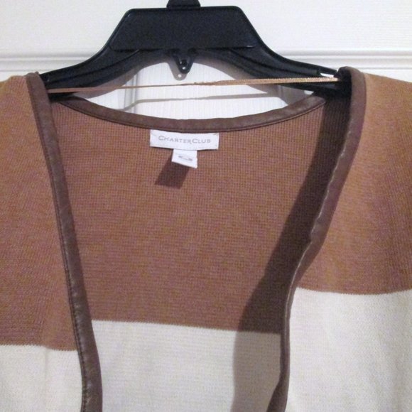 Charter Club Multi Colorblock Open Cardigan XL - Picture 6 of 9